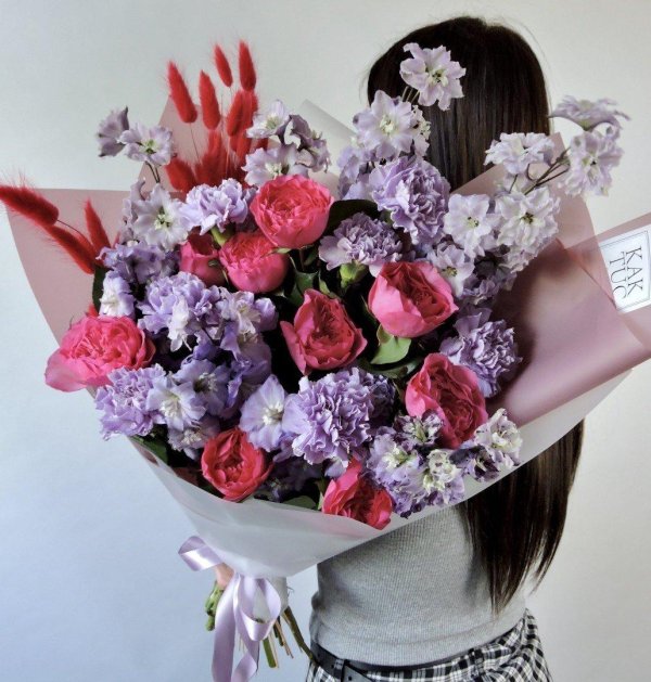 современные букеты