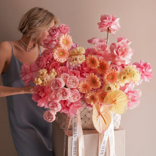 охапка цветов