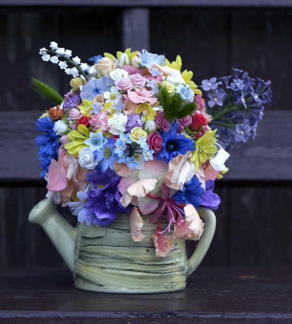 нежные букеты цветов