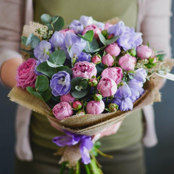 модные букеты