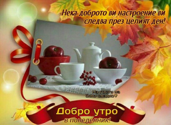 доброго осеннего утра и хорошего дня