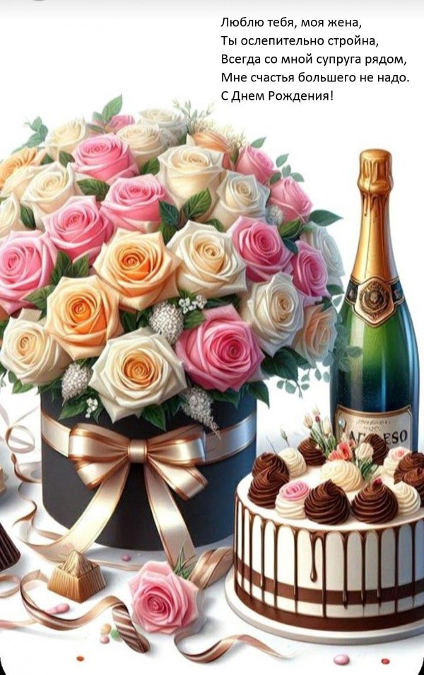 открытка ко дню рождению