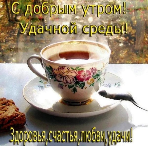 доброе утро удачной среды здоровья