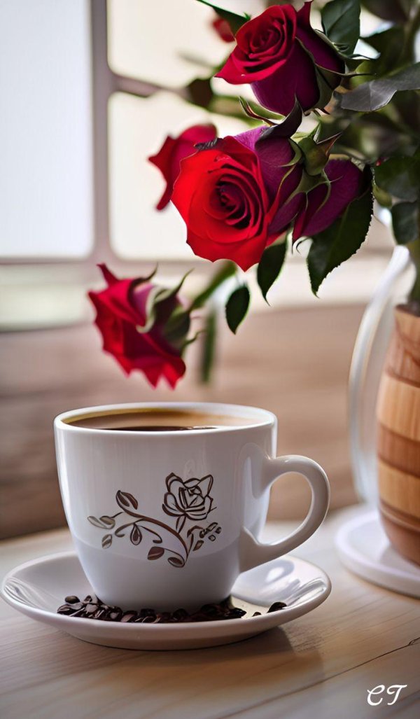 кофе цветок