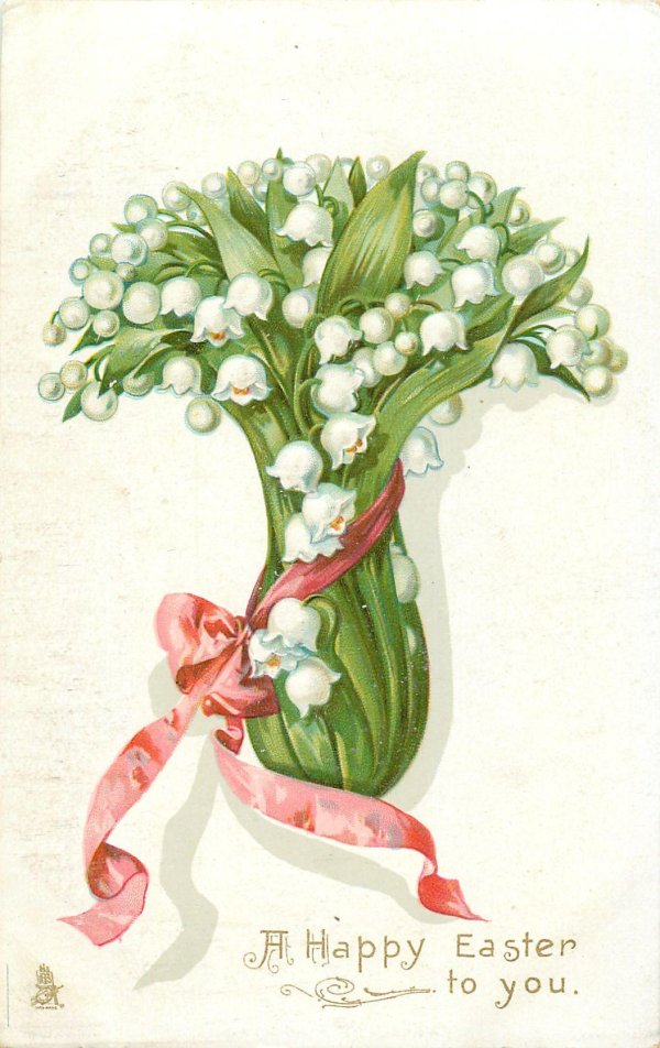 винтажные открытки с ландышами