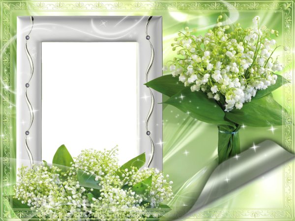 красивая весенняя рамка