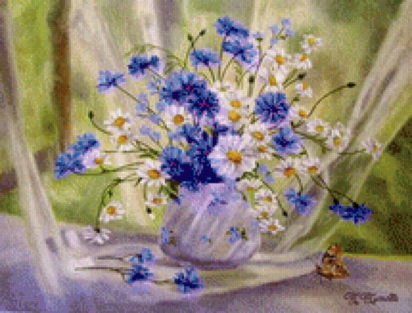 оксана кравченко картины ромашки