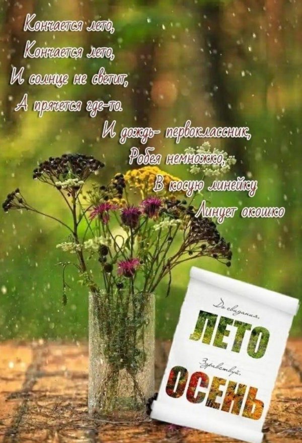 осень лето