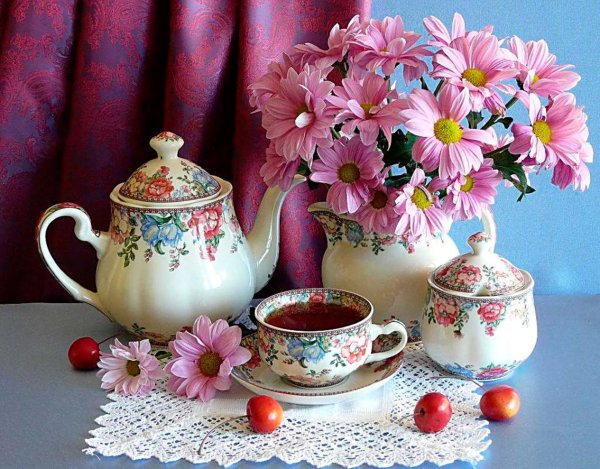 натюрморт чаепитие