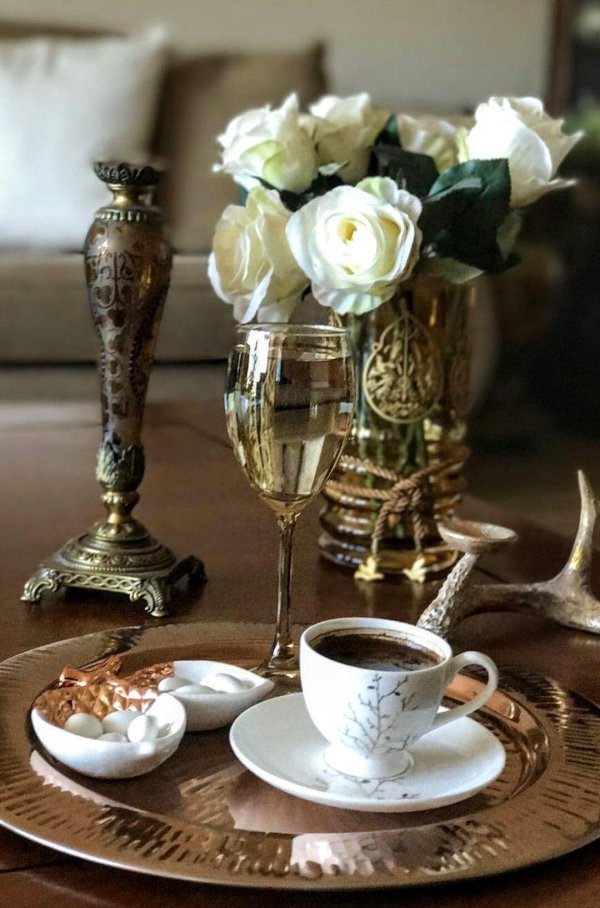 сервировка кофейного стола