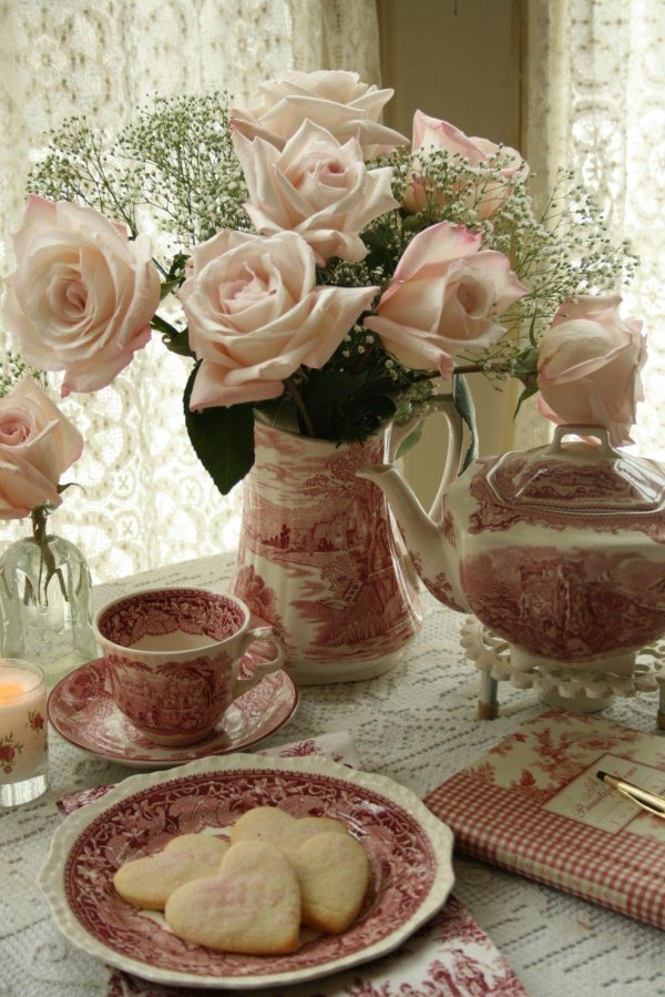 чаепитие в стиле прованс