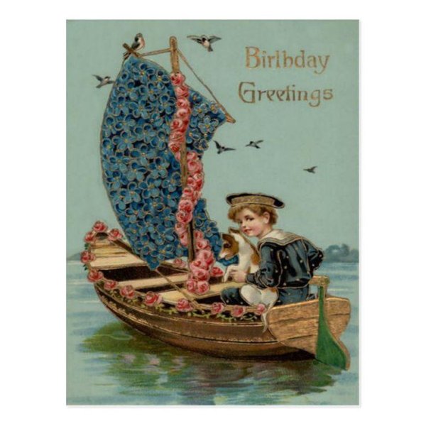 с днём рождения мужчине старинные открытки