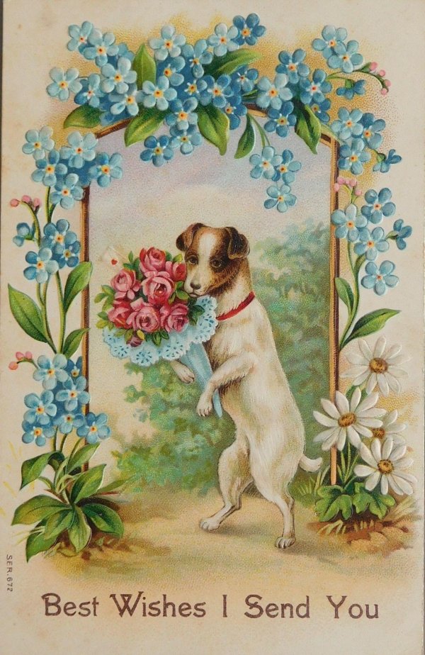 открытка винтажная