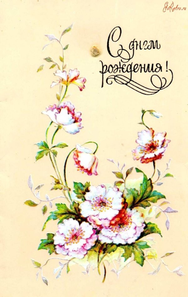 открытка ко дню рождению