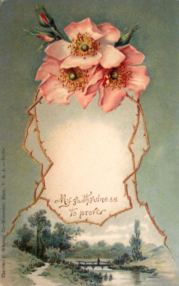 открытка винтажная