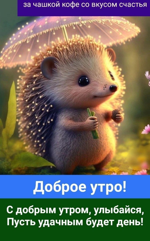 доброе утро забавные зверюшки