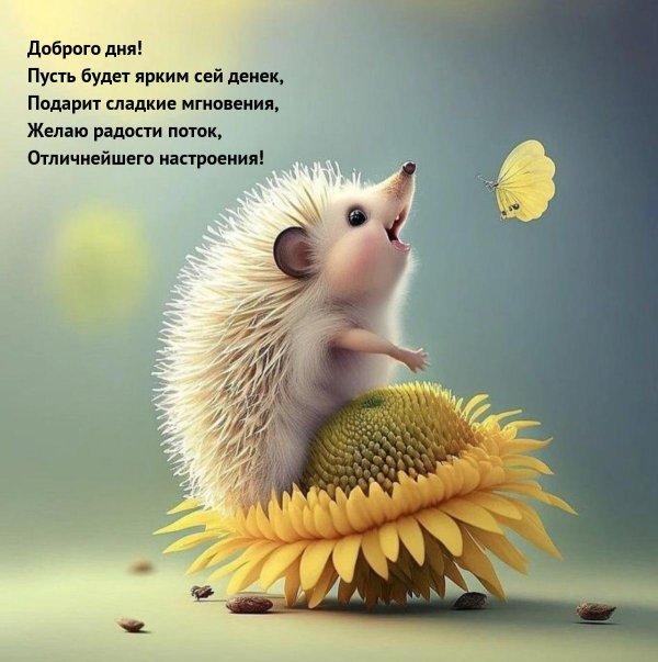 позитивная открытка