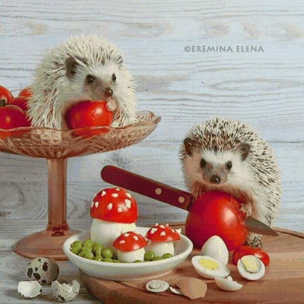 ёжики елены ерёминой