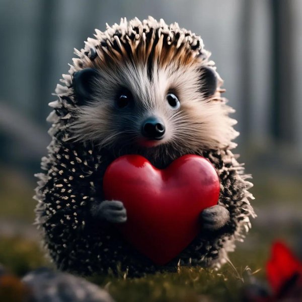 любовь ёжиком
