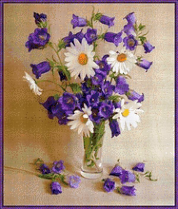 ромашки и колокольчики