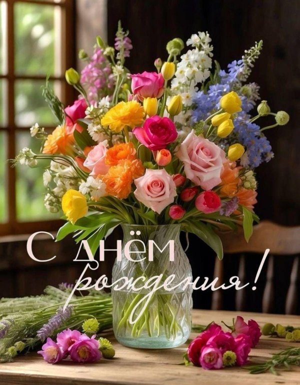 цветы день рождение