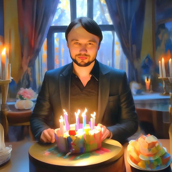 торт со свечами