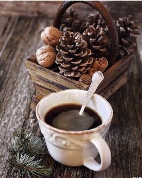 кофе зима