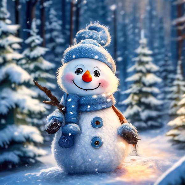 милые снеговики