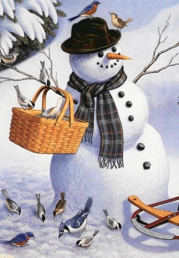 зимние иллюстрации