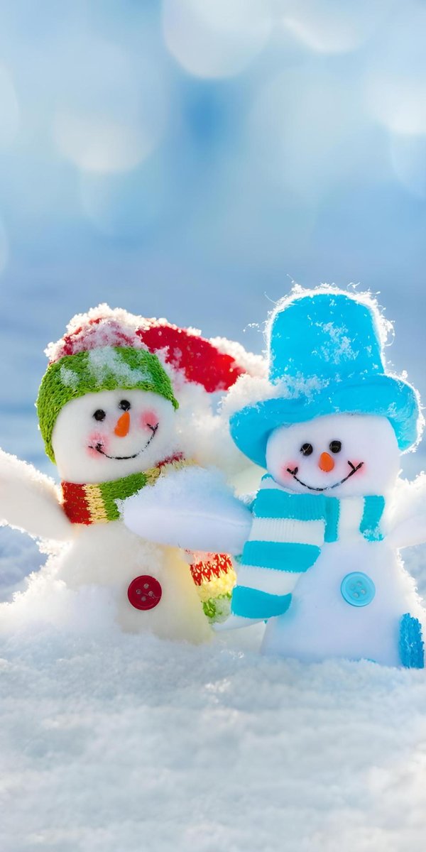красивые снеговики