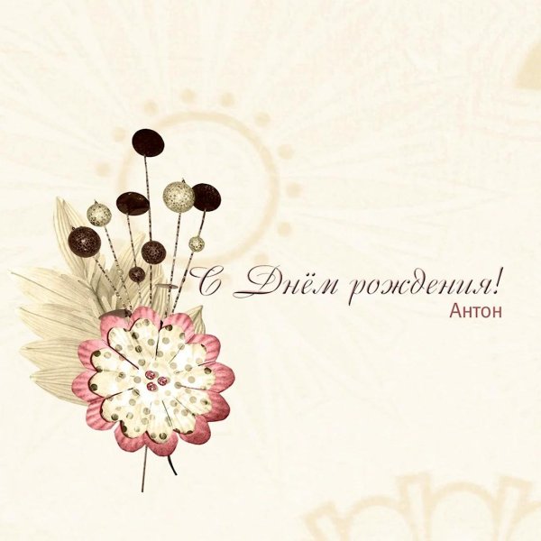 антона с днем рождения