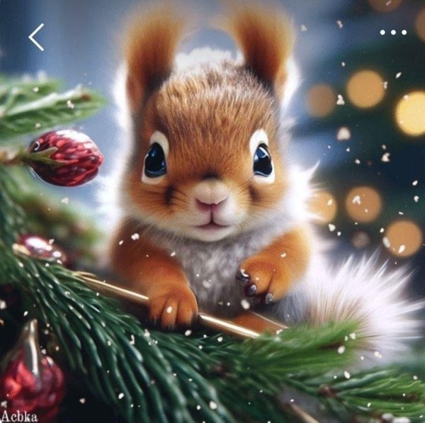 белочка красивая