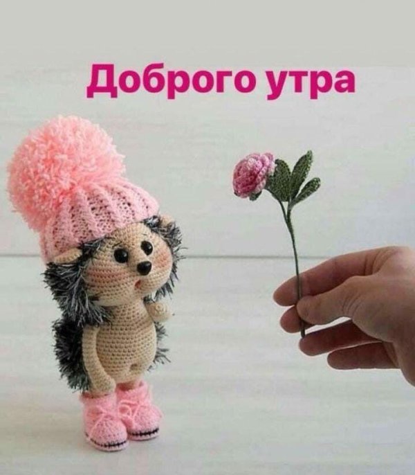 ежик амигуруми