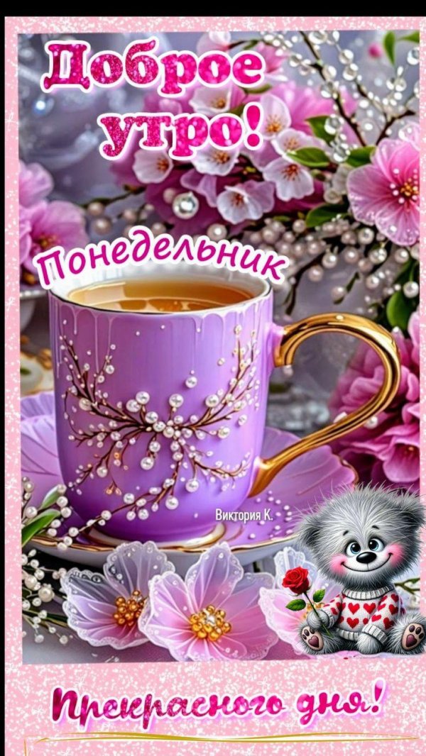 доброго утречка понедельника