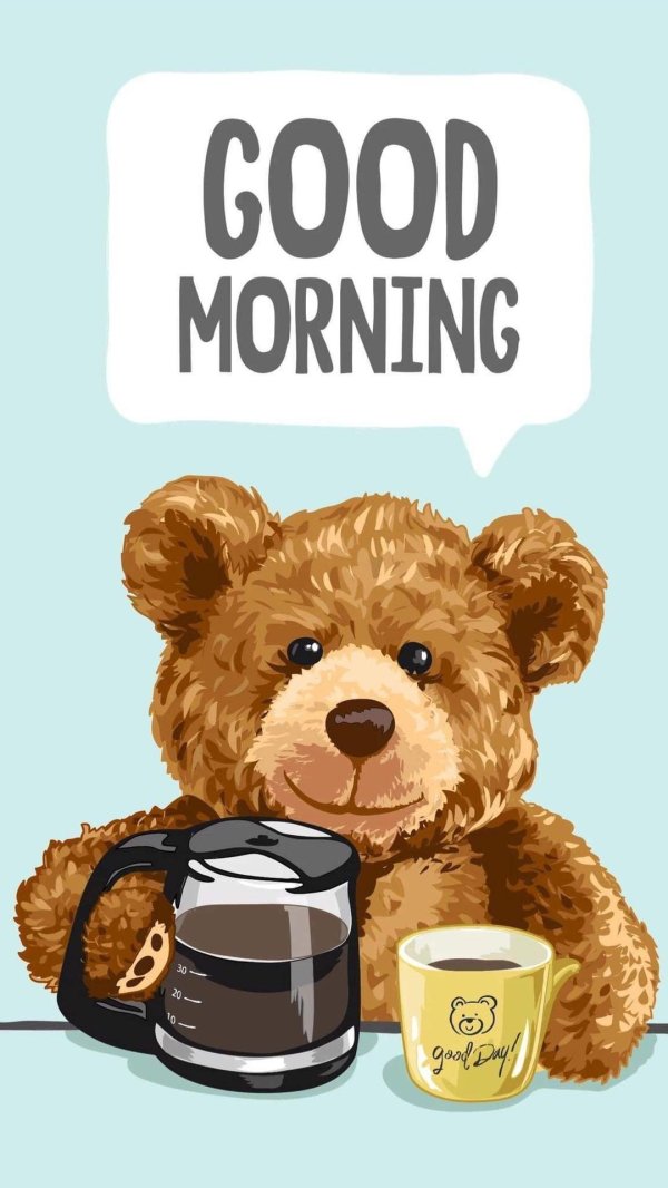 good morning vector bear