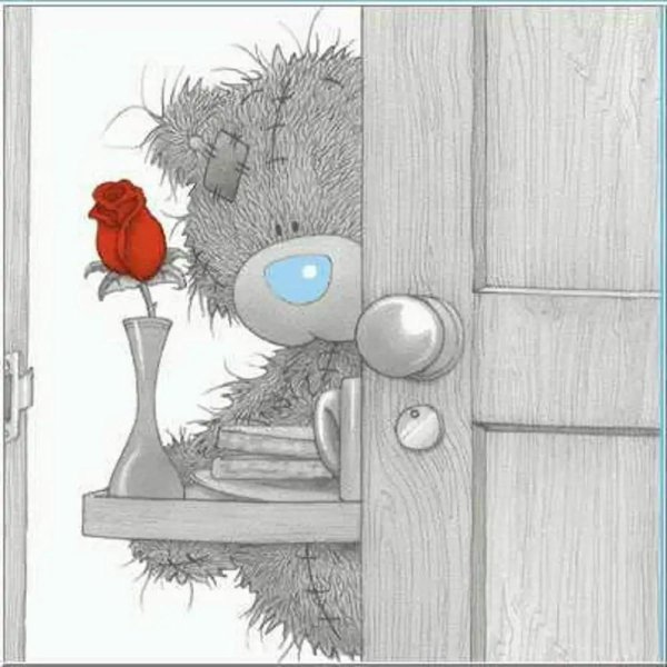 медвежонок скучает