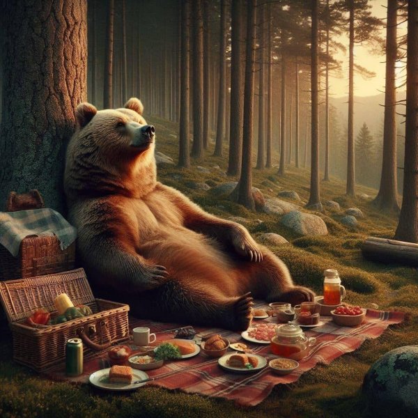 медведи в лесу