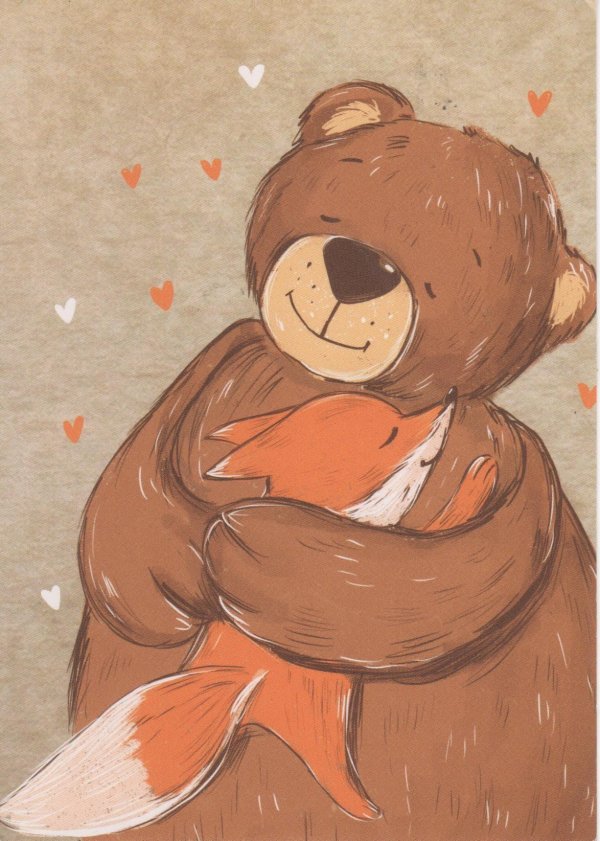 обнимашки мишки