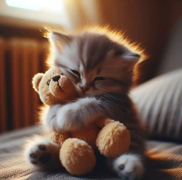 котенок красивый