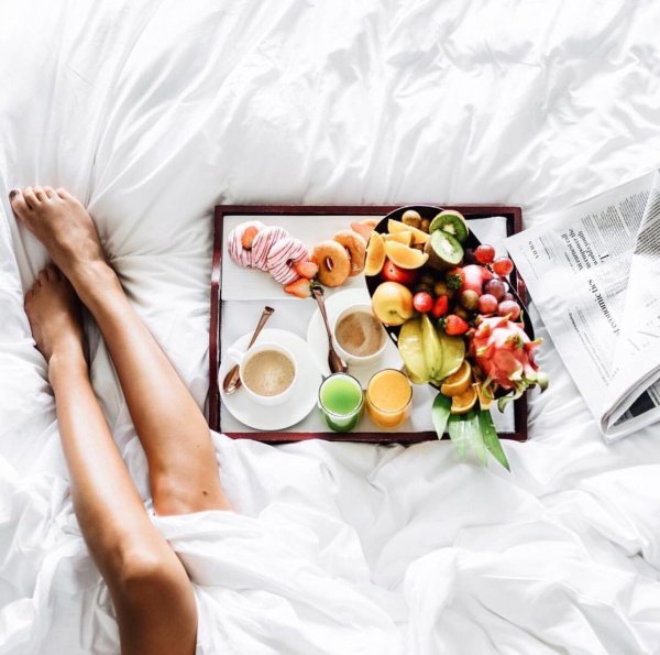 утро завтрак