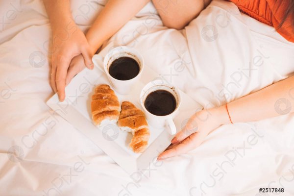 кофе круассан