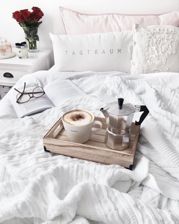 кофе постель