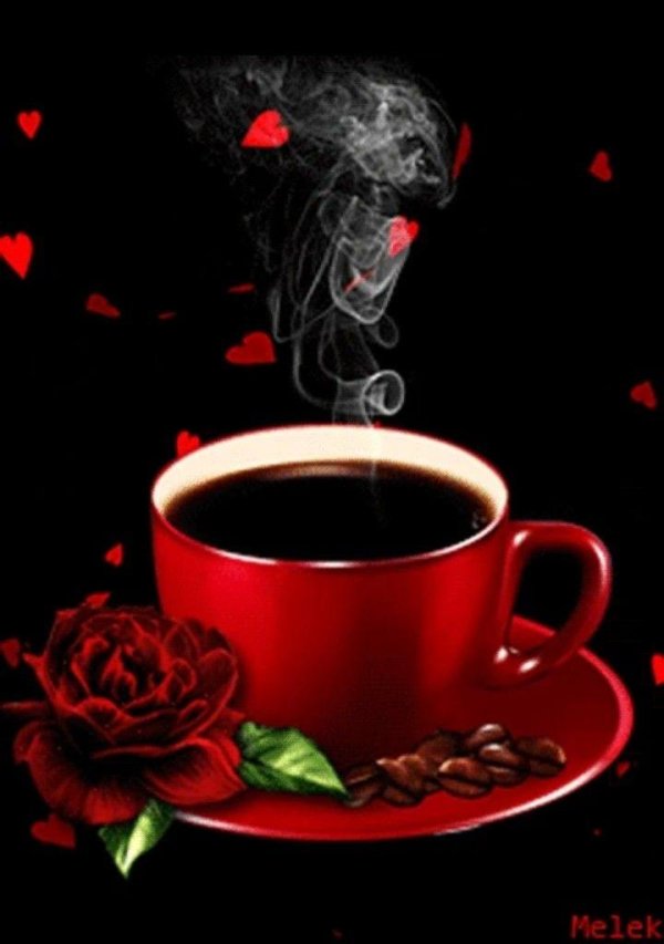 анимированное кофе