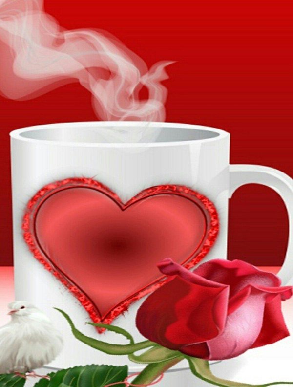 сердечки доброе утро