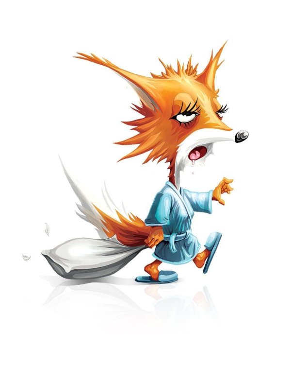 прикольные рисунки лисы