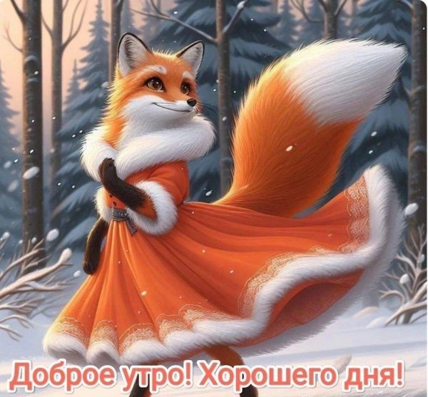 картина с лисой