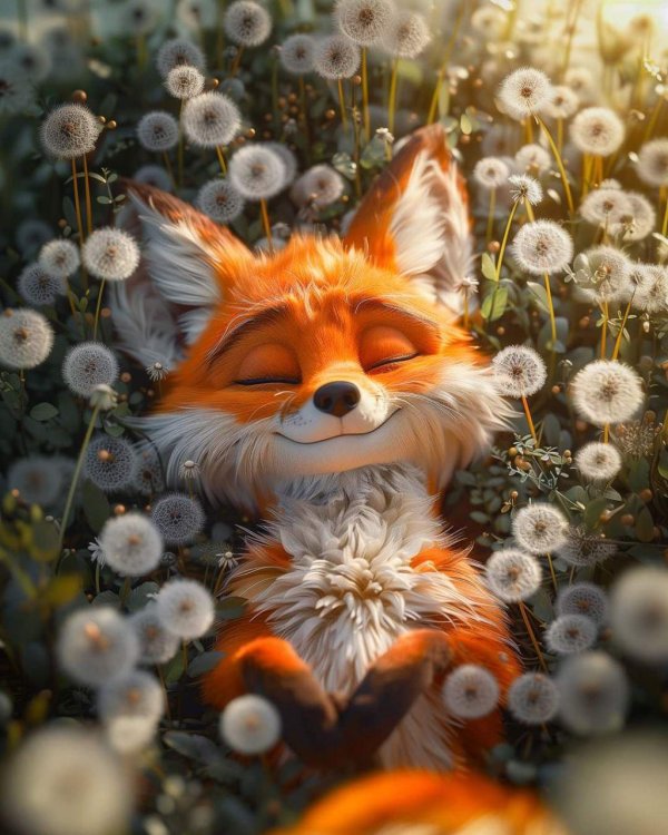 лисенок животные