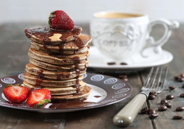 шоколадные панкейки