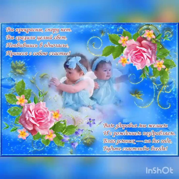 с рождением дочерей двойняшек