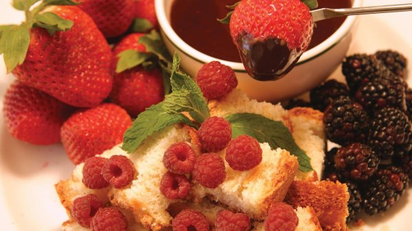 шоколадно фруктовое фондю